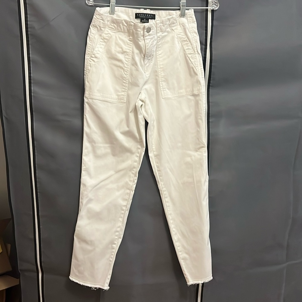 Sanctuary white cotton & spandex pants